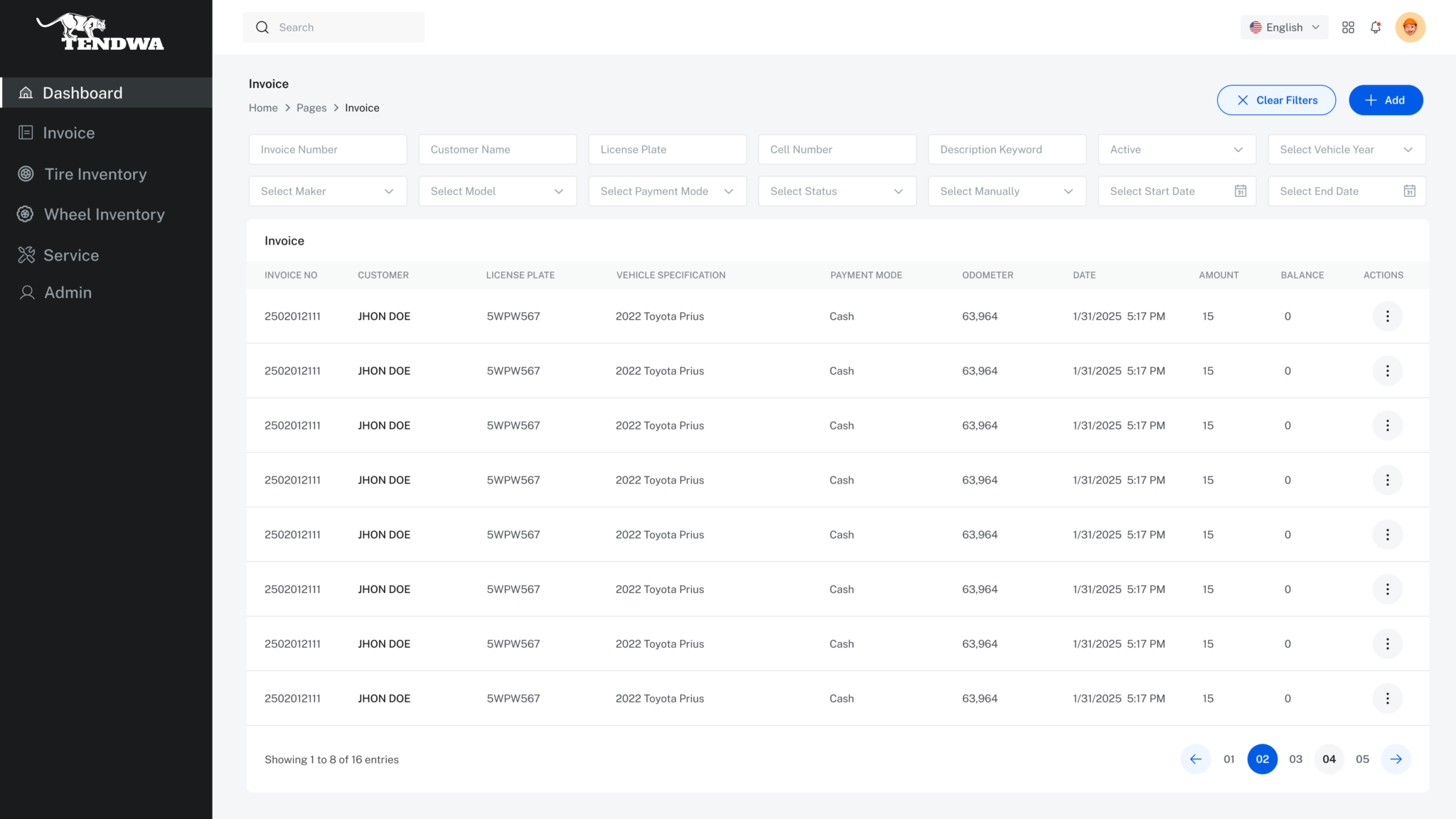 Vendor Integration Interface
